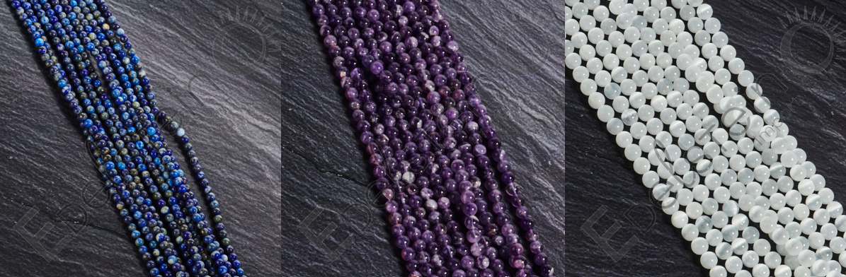 Fils de perles Améthyste