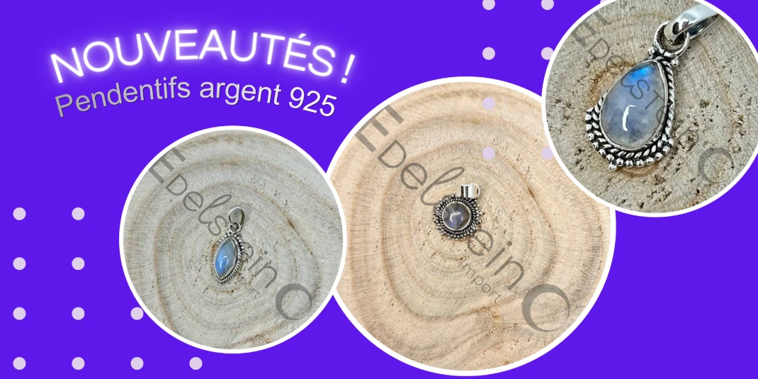 Nouveaux pendentifs en argent 925