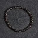 Bracelet Quartz fumé – Perles naturelles 4mm Taille M – Grossiste minéraux