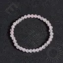 Bracelet Sélénite - Perles naturelles 4mm Taille S – Grossiste minéraux