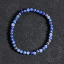 Bracelet Sodalite - Perles naturelles 4mm Taille M – Grossiste minéraux