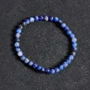 Bracelet Sodalite - Perles naturelles 4mm Taille S – Grossiste minéraux