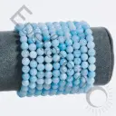 Bracelet Aigue-Marine – Perles naturelles 6mm Taille S – Grossiste minéraux