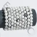 Bracelet Howlite – Perles naturelles 8mm Taille M - Grossiste minéraux