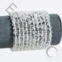 Bracelet Cristal de Roche – Perles naturelles 6mm Taille S – Grossiste minéraux