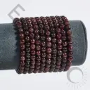 Bracelet Grenat Almadin – Perles naturelles 6mm Taille S – Grossiste minéraux