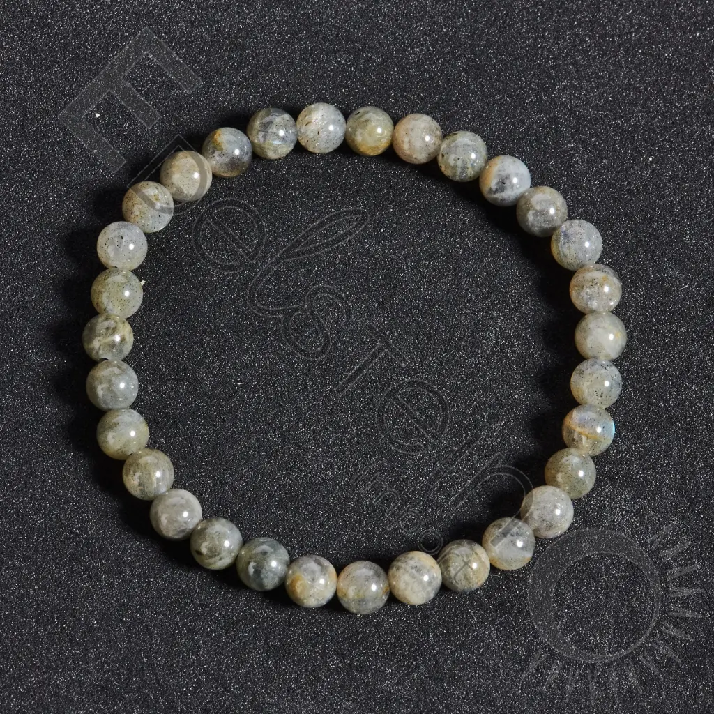 Bracelet Labradorite – Perles naturelles 6mm Taille L – Grossiste minéraux