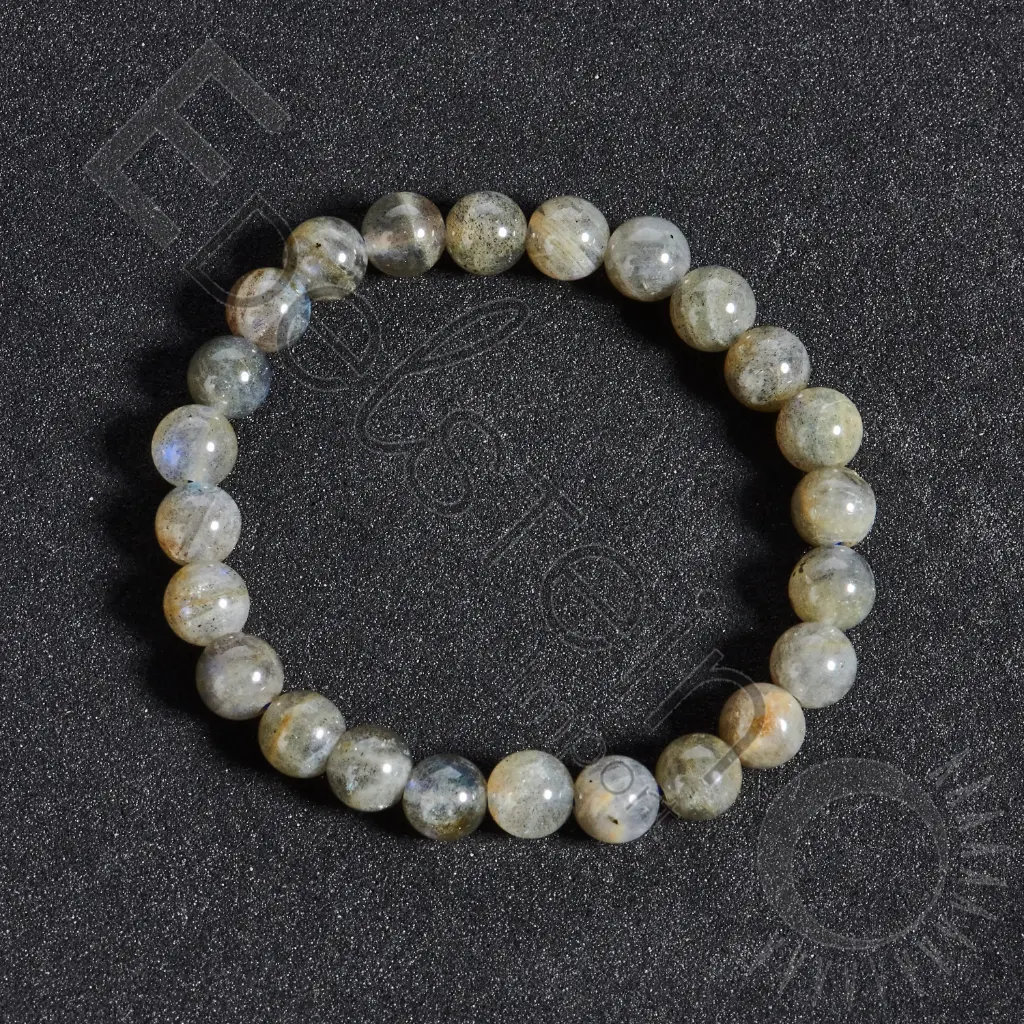 Bracelet Labradorite – Perles naturelles 6mm Taille S – Grossiste minéraux