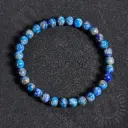 Bracelet Lapis Lazuli – Perles naturelles 6mm Taille L – Grossiste minéraux