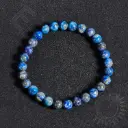 Bracelet Lapis Lazuli – Perles naturelles 6mm Taille M – Grossiste minéraux