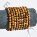 Bracelet Jaspe Paysage - Perles naturelles 6mm Taille M - Grossiste minéraux