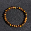 Bracelet Oeil de Tigre – Perles naturelles 6mm Taille L – Grossiste minéraux