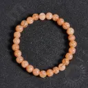 Bracelet Pierre de Soleil – Perles naturelles 6mm Taille M – Grossiste minéraux