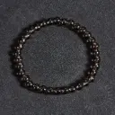 Bracelet Quartz fumé – Perles naturelles 6mm Taille L – Grossiste minéraux