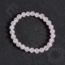 Bracelet Quartz Rose - Perles naturelles 6mm Taille S – Grossiste minéraux