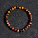 Bracelet Triple Protection - Oeil de Tigre Taureau Faucon - 6mm Taille M - Grossiste minéraux