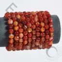 Bracelet Cornaline – Perles naturelles 8mm Taille S – Grossiste minéraux