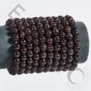 Bracelet Grenat Almadin – Perles naturelles 8mm Taille L – Grossiste minéraux