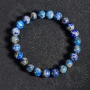 Bracelet Lapis Lazuli – Perles naturelles 8mm Taille L – Grossiste minéraux
