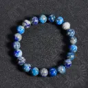 Bracelet Lapis Lazuli – Perles naturelles 8mm Taille M – Grossiste minéraux