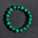 Bracelet Malachite – Perles naturelles 8mm Taille S – Grossiste minéraux