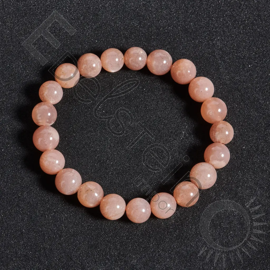 Bracelet Pierre de Lune – Perles naturelles 8mm Taille M – Grossiste minéraux