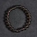 Bracelet Quartz fumé – Perles naturelles 8mm Taille M – Grossiste minéraux