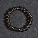 Bracelet Quartz fumé – Perles naturelles 8mm Taille S – Grossiste minéraux