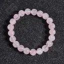 Bracelet Quartz Rose - Perles naturelles 8mm Taille M – Grossiste minéraux