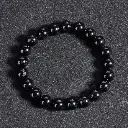 Bracelet Tourmaline noire - Perles naturelles 8mm Taille M – Grossiste minéraux