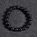 Bracelet Tourmaline noire  - Perles naturelles 8mm Taille S – Grossiste minéraux