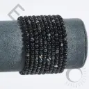 Bracelet Agate Oeil noire – Perles naturelles 4mm Taille L – Grossiste minéraux
