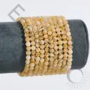 Bracelet Citrine – Perles naturelles 4mm Taille L – Grossiste minéraux