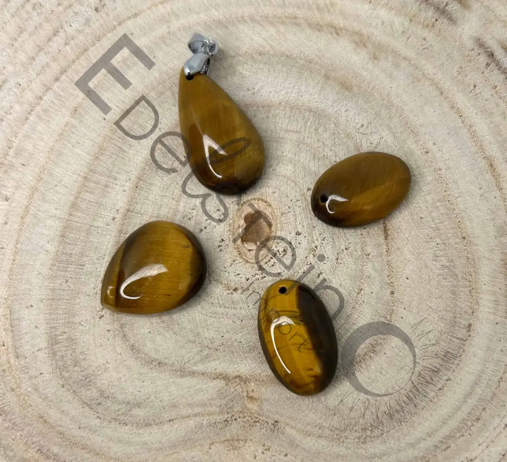 [PEN-ODTIARG-TS] Pendentif Oeil de Tigre – Pierres naturelles Taille S – Grossiste minéraux