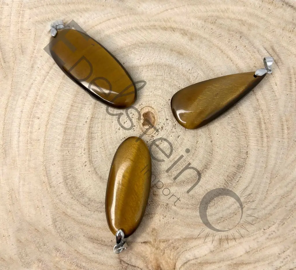 Pendentif en Oeil de Tigre – Pierres naturelles Taille L – Grossiste minéraux