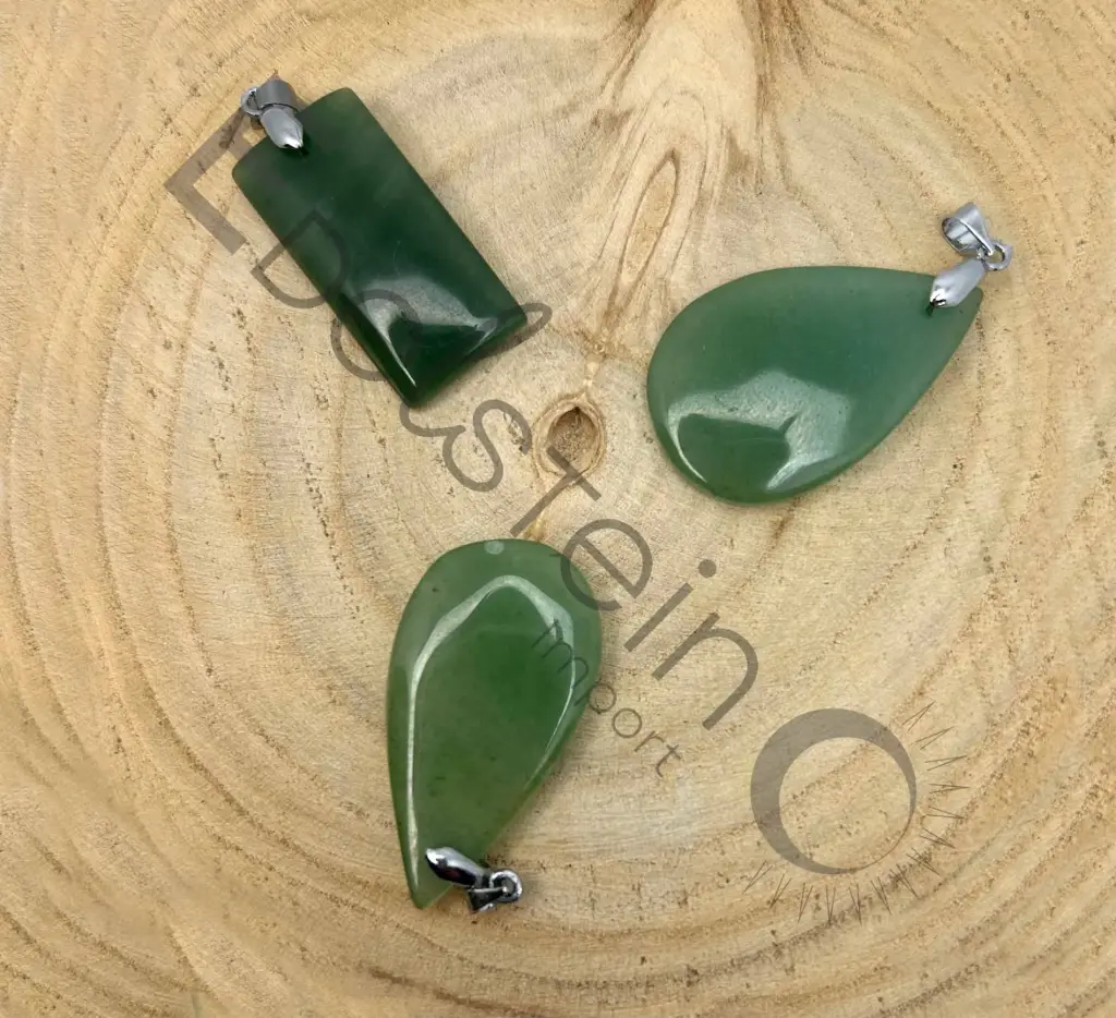 Pendentif Aventurine verte – Pierres naturelles Taille L – Grossiste minéraux
