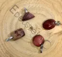 Pendentif Jaspe Mokaïte – Pierres naturelles taille S – Grossiste minéraux