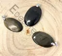 Pendentif Obsidienne dorée – Pierres naturelles taille M – Grossiste minéraux