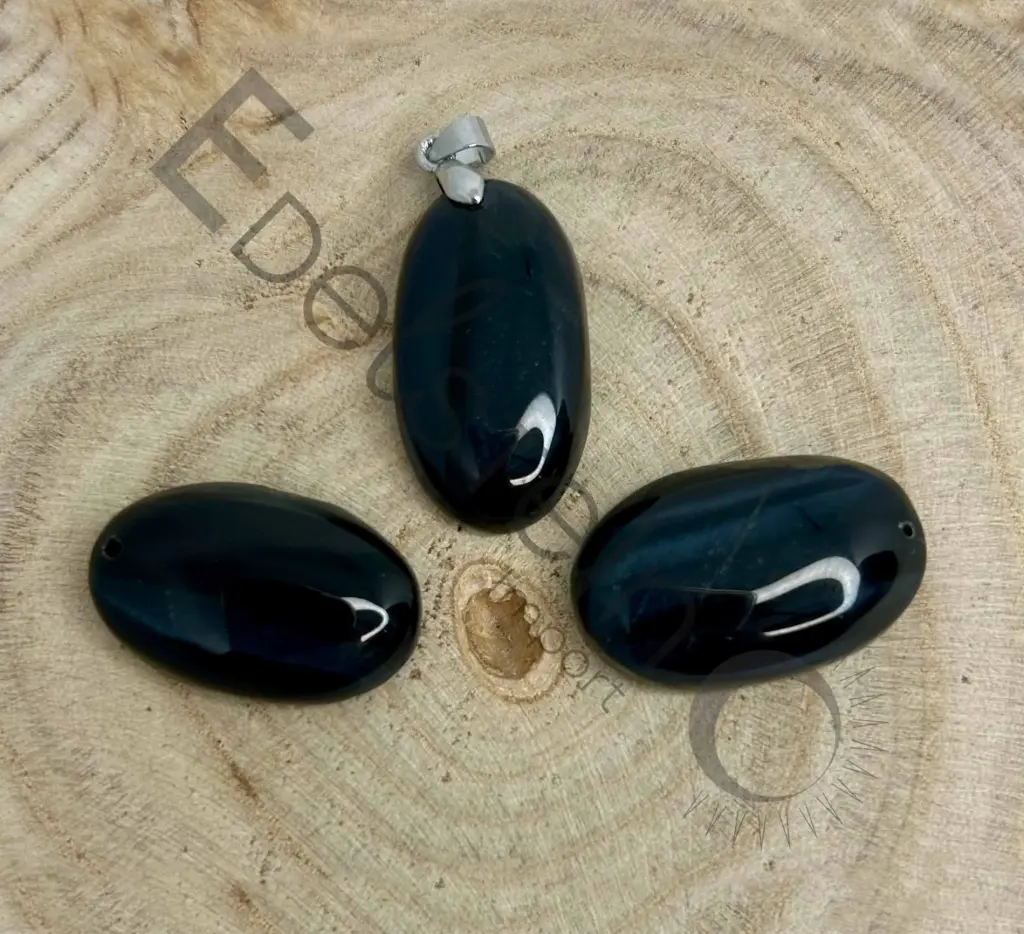 Pendentif Oeil de Faucon – Pierres naturelles taille S – Grossiste minéraux