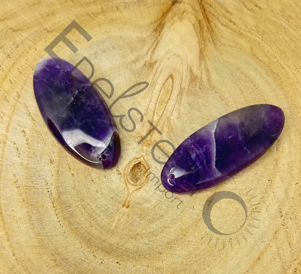 Pendentif Améthyste Chevron – Pierres naturelles Taille L – Grossiste minéraux