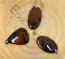 Pendentif en Obsidienne Acajou – Pierres naturelles Taille L – Grossiste minéraux