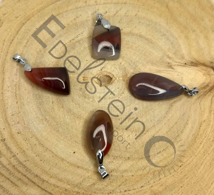 [PEN-AGBO-S] Pendentif Agate du Botswana - Pierres naturelles Taille S – Grossiste minéraux