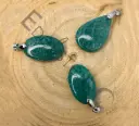 Pendentif Amazonite – Pierres naturelles Taille L – Grossiste minéraux