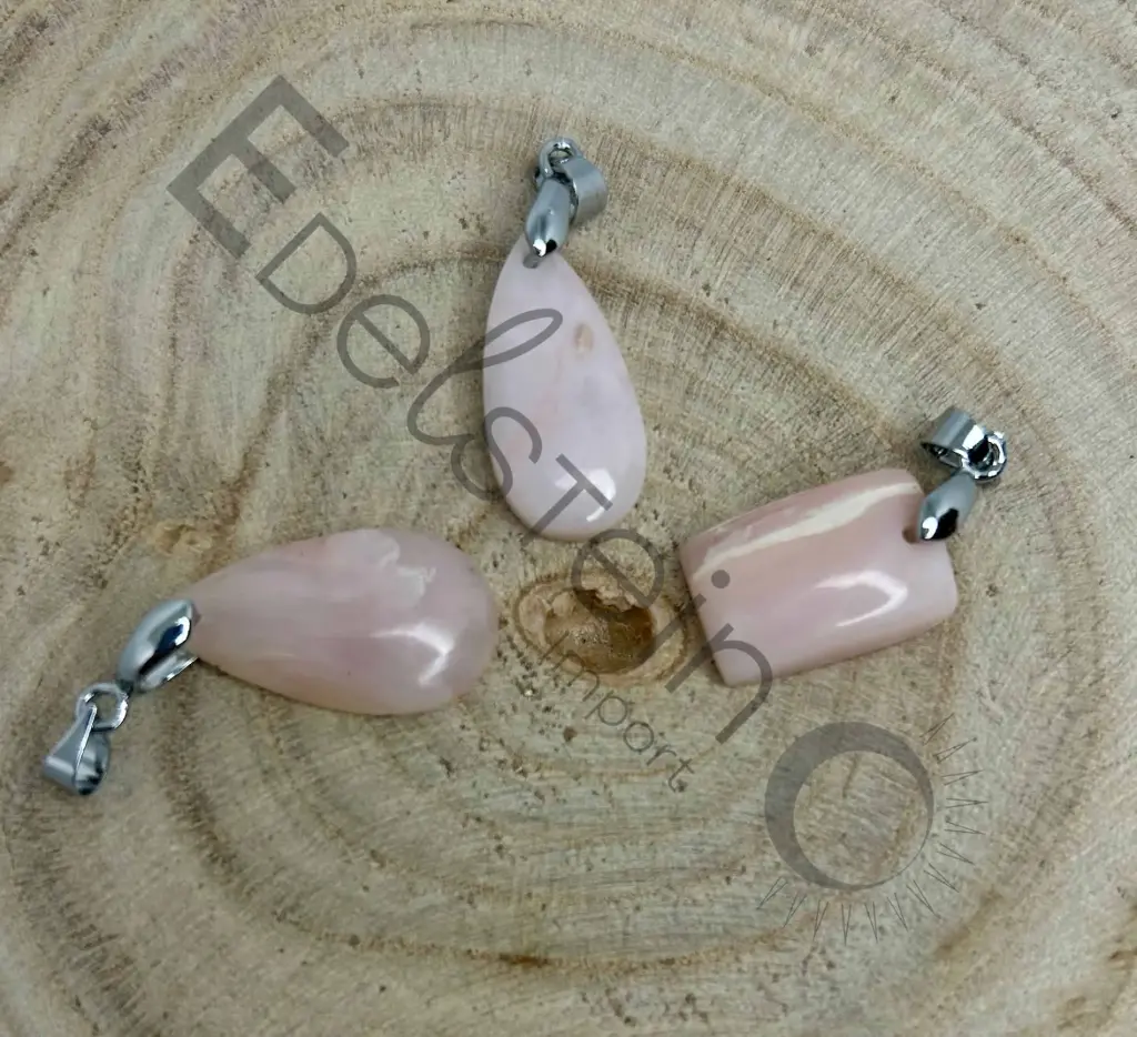 Pendentif Opale rose - Pierres naturelles Taille S – Grossiste minéraux