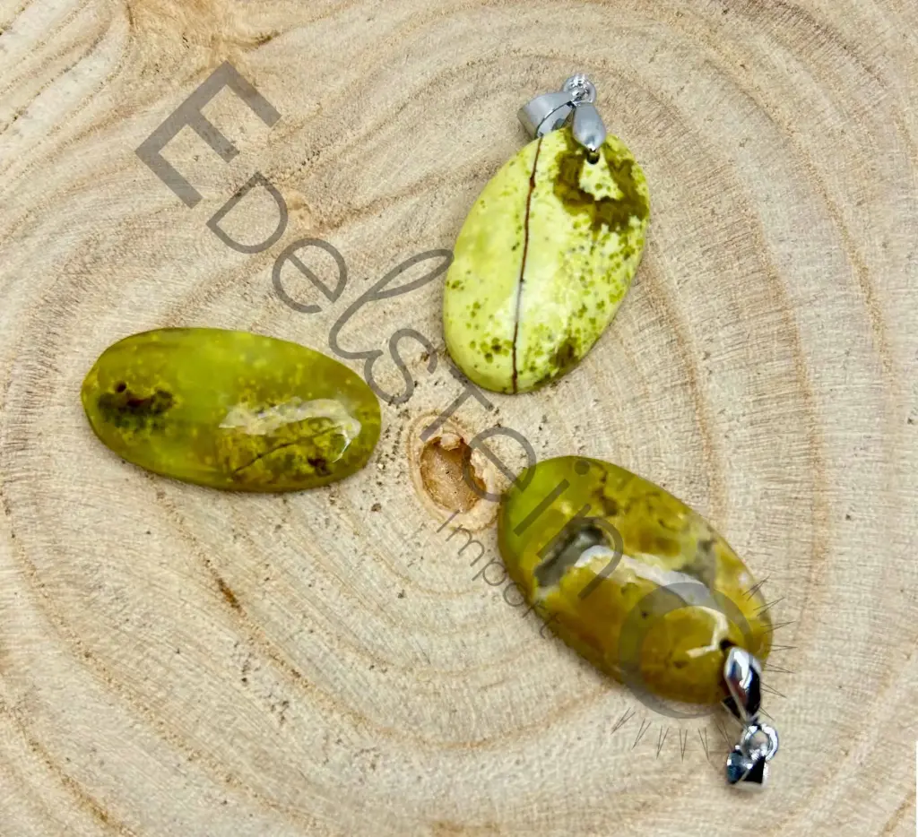 Pendentif Opale verte - Pierres naturelles Taille M – Grossiste minéraux