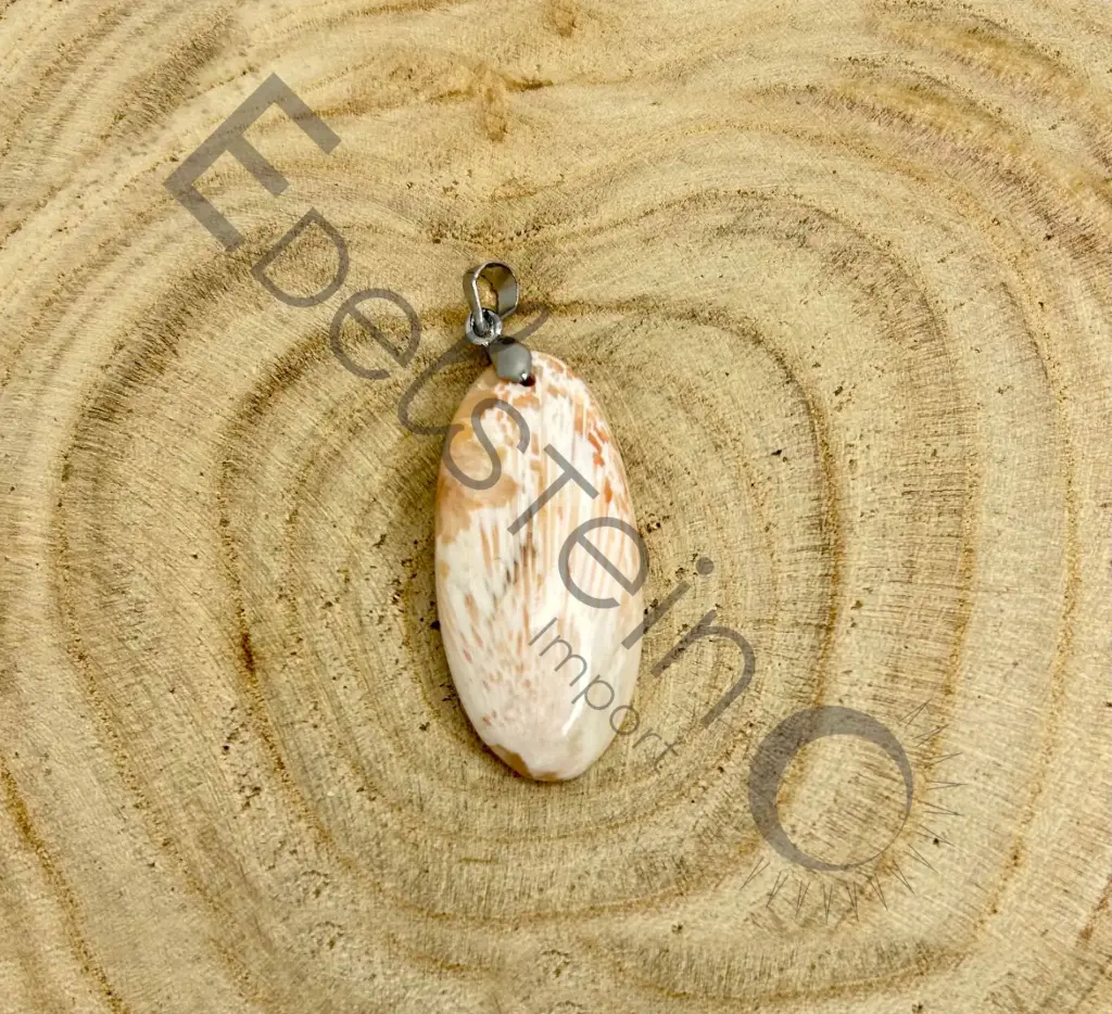 [PEN-SCOL-M] Pendentif Scolécite - Pierres naturelles Taille M – Grossiste minéraux