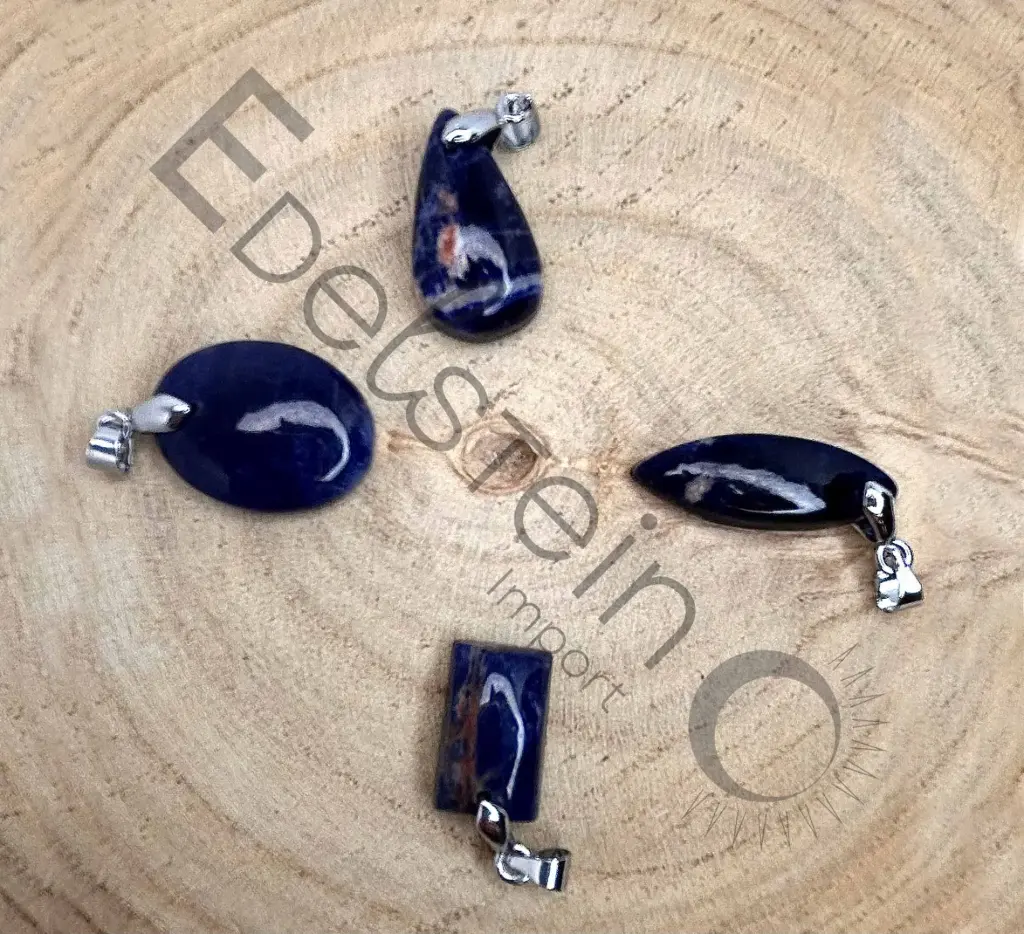 [PEN-SODA-TS] Pendentif Sodalite - Pierres naturelles Taille S – Grossiste minéraux