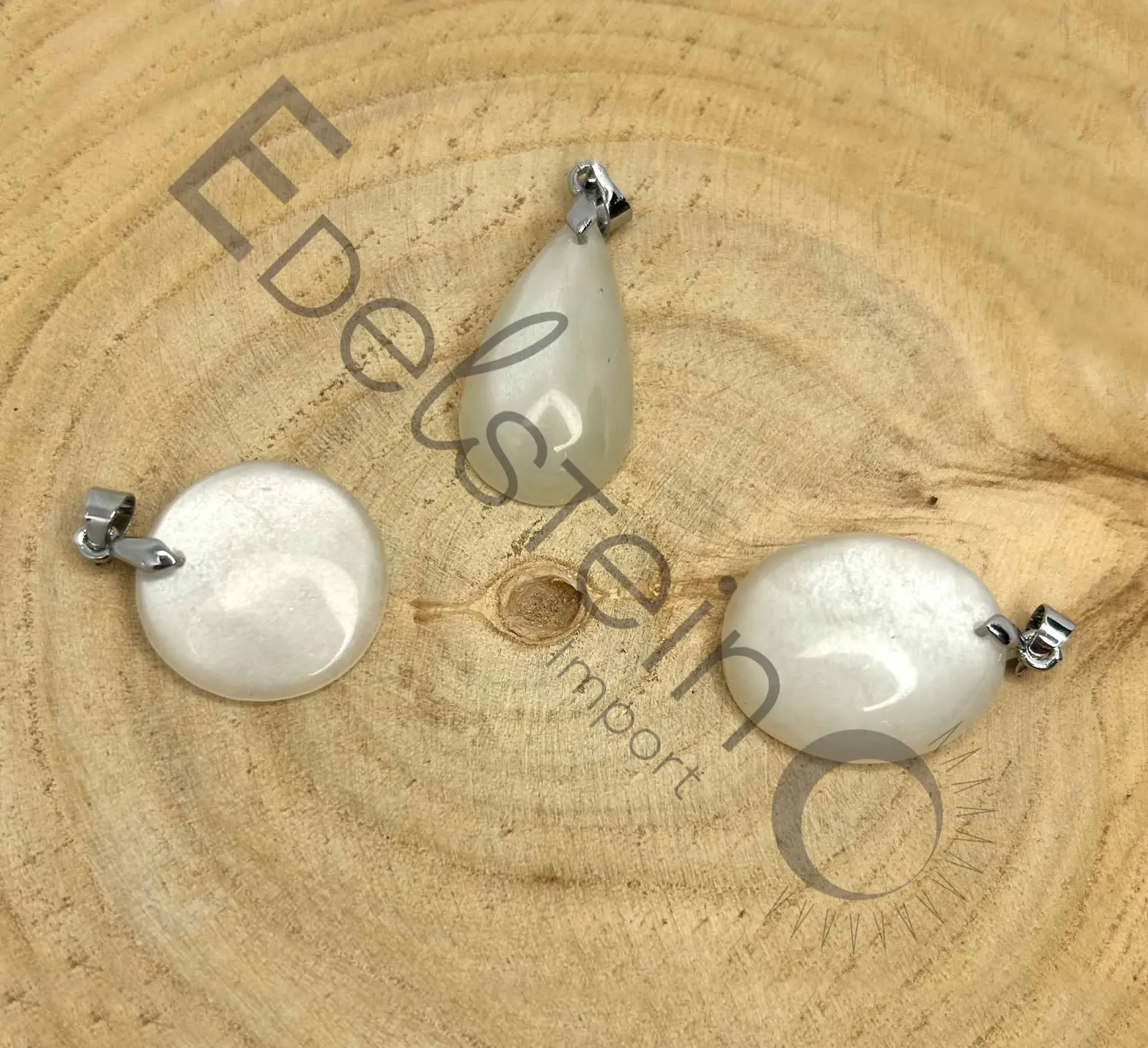 Pendentif Pierre de Lune – Pierres naturelles Taille M – Grossiste minéraux