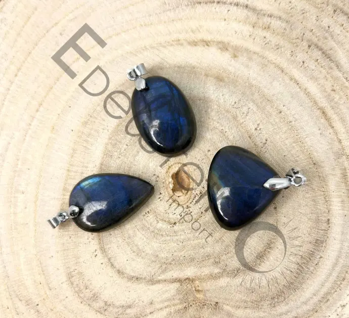 [PEN-LABARG-TS] Pendentif Labradorite – Pierres naturelles taille S – Grossiste minéraux