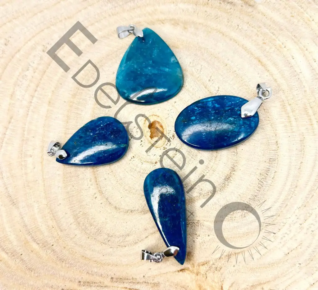 Pendentif Apatite – Pierres naturelles Taille M – Grossiste minéraux